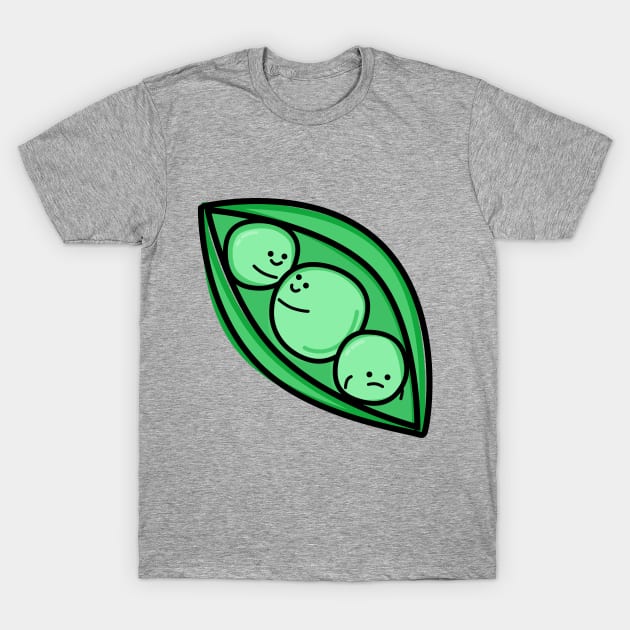 Cute Peas T-Shirt by happyfruitsart